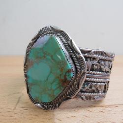 Sterling Silver Turquoise Southwestern Bracelet
