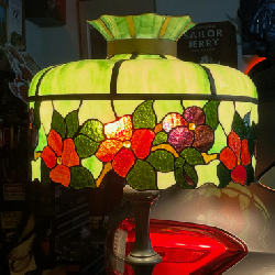 leaded floor lamp