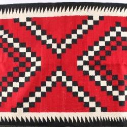 Storm Pattern Navajo Rug.