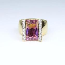 Stunning Designer Style Ametrine and Diamond