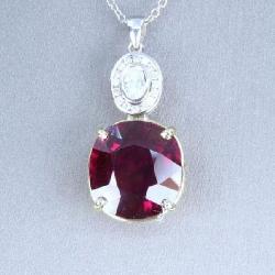 Stunning G.I.A. Certified Red Garnet