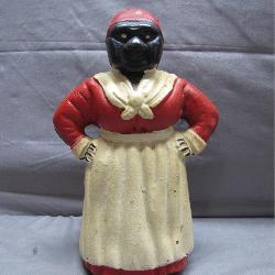 Black Americana Cast Iron Aunt Jemima Bank