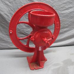 No. 2 Red Hand-Crank Grinder Mill