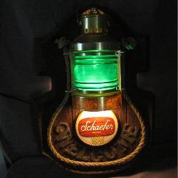 Schaefer Beer Nautical Welcome Light-Up Sign