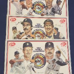 1984 Detroit Tigers World Champion Placemats