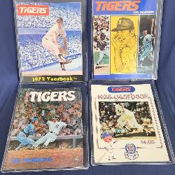 Large Quantity of Detroit Tigers Yearbooks