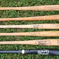 Collection of Player Endorse Baseball Bats - Al Kaline