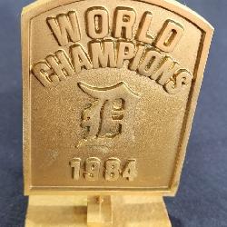 1984 Detroit Tigers Season Ticket Holder Paperweight