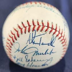1985 Detroit Tigers Multi Signed Baseball w/ Lopez