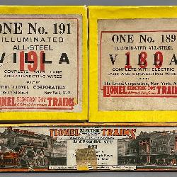 Prewar Lionel accessories in Original Boxes