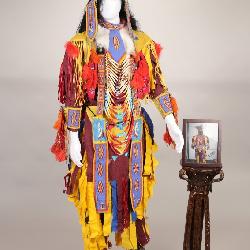 NAMED NATIVE AMERICAN POW WOW REGALIA FULL OUTFIT