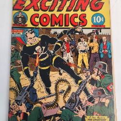 Exciting Comics #29 featuring Black Terror