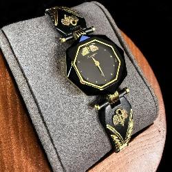 Womens Stampers Black Hills Gold Watch