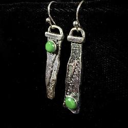 Sterling Silver Asymmetric Earrings