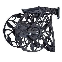 Aluminum 125-ft Wall-mount Hose Reel