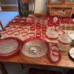 diamond point glassware