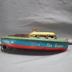 Sea Queen No. 88 Tin Toy Boat