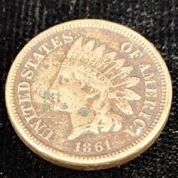 1861, Indian head penny