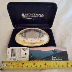 ISCHA Montana Silversmiths Belt Buckle