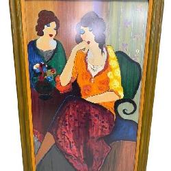 ITZCHAK TARKAY SERIGRAPH PLEASANT THOUGHTS