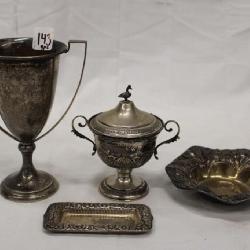 4pcs Sterling Silver, 381 Grams, Tiffany & Co.