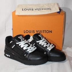 Louis Vuitton Men's Black Monogram Shoes w/ Box