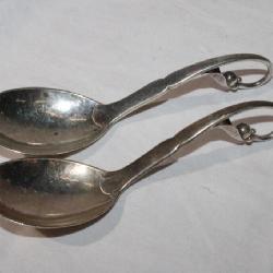 2pc Sterling Silver Georg Jensen Ornamental
