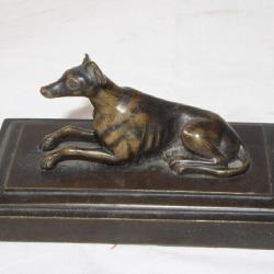 Antique Bronze Dog 2.5