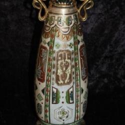 Rare Vintage Nippon Handpainted Oil Decanter