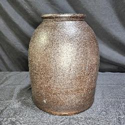 Vintage Large Brown Unmarked Crock