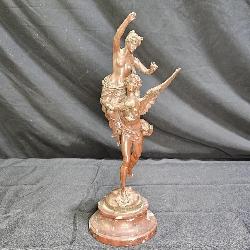 La Gloire Couronnant le Genie by Debut Statuette