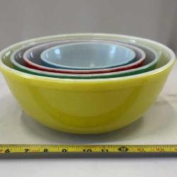 Pyrex Primary Colors Nesting Bowls #404 - 401