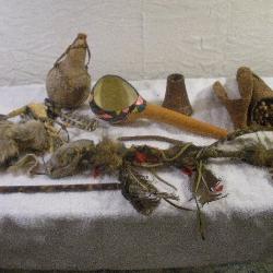 ASSORTED NATIVE AMERICAN TOOLS
