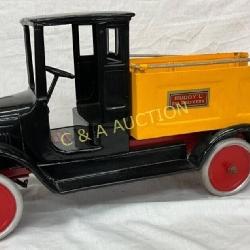 Buddy L 12in x 27in Ice Delivery Truck Pressed Ste