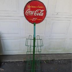 Mid-Century Coca-Cola Bottle Rack Display