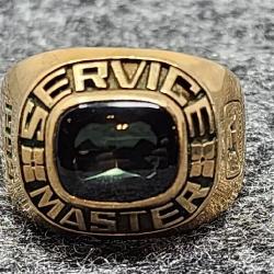 John Deere Service Master 10k Yellow Gold Emerald