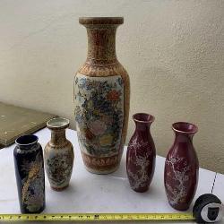 Japanese and made in China vases