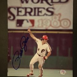 Pete Rose Signed Picture