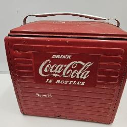 Vintage Coca Cola Coke Cooler VGC  17 x12 x 16