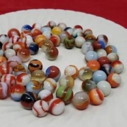 Vintage collectible marbles, some w chips