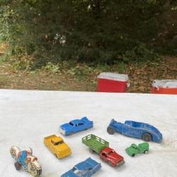 Tootsie toys with older cars