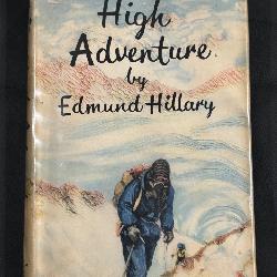 High Adventure English 1st Ed signed by Edmund Hillary 
