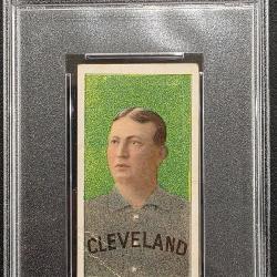 #3 Cy Young T206 Portrait PSA 1 Soverign back