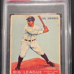 #31 Lou Gehrig 1933 Goudey #160 PSA 2