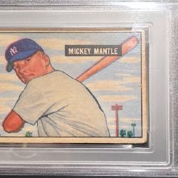 #45 1951 Bowman Mickey Mantle Rookie PSA 1