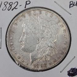 1882-P Morgan Silver Dollar