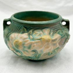 Vintage Roseville Peony Jardiniere