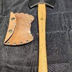 Rare Vtg Marbles Double Bit Hatchet with Sheath