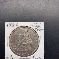 1878 S U. S. Trade Dollar