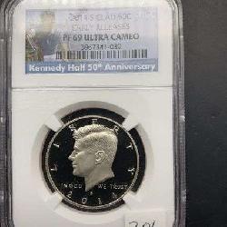 PCGS PR69DCAM Kennedy Half Dollar